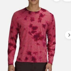 Lululemon Lab Wool-Blend Tie Dye Long Slev Shirt Tee Sz XL NWT $108